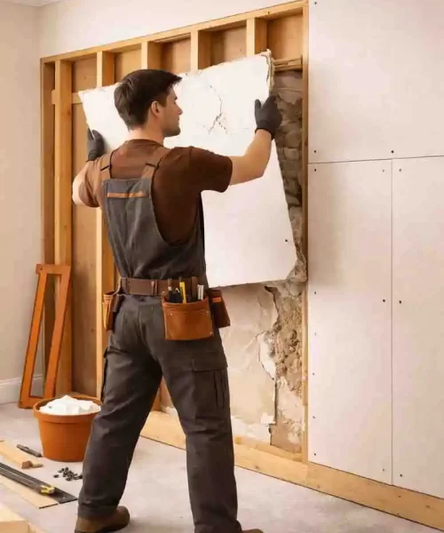Santa Rita Drywall Repair Service in Pleasanton CA-Replacing and Installing Sheetroc